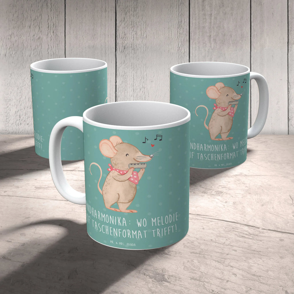 Tasse Mundharmonika: Wo Melodie auf Taschenformat trifft! Tasse, Teetasse, Kaffeetasse, Tasse mit Zitaten, Keramiktasse, Bürotasse, Tasse mit Motiven, Porzellantasse, Geschenktasse, Instrumente, Geschenke Musiker, Musikliebhaber