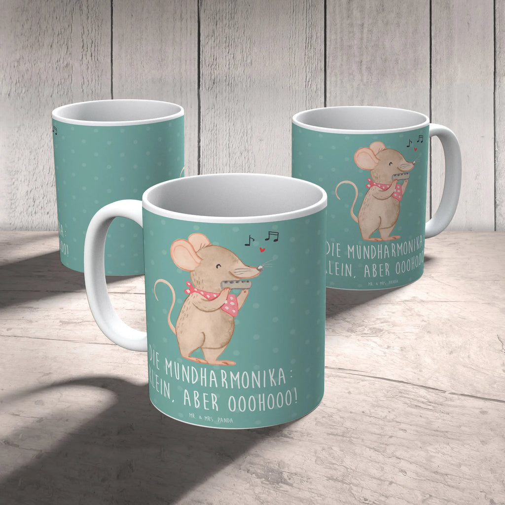 Tasse Mundharmonika Ohooo Porzellantasse, Geschenktasse, Keramiktasse, Tasse, Tasse mit Motiven, Teetasse, Tasse mit Zitaten, Bürotasse, Kaffeetasse, Instrumente, Geschenke Musiker, Musikliebhaber