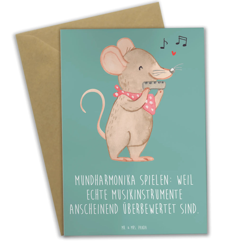 Greetings card Mundharmonika spielen: Weil echte Musikinstrumente anscheinend überbewertet sind. Klappkarte, Hochzeitskarte, Grußkarte, Glückwunschkarte, Geburtstagskarte, Karte, Einladungskarte, Ansichtskarten, Instrumente, Geschenke Musiker, Musikliebhaber
