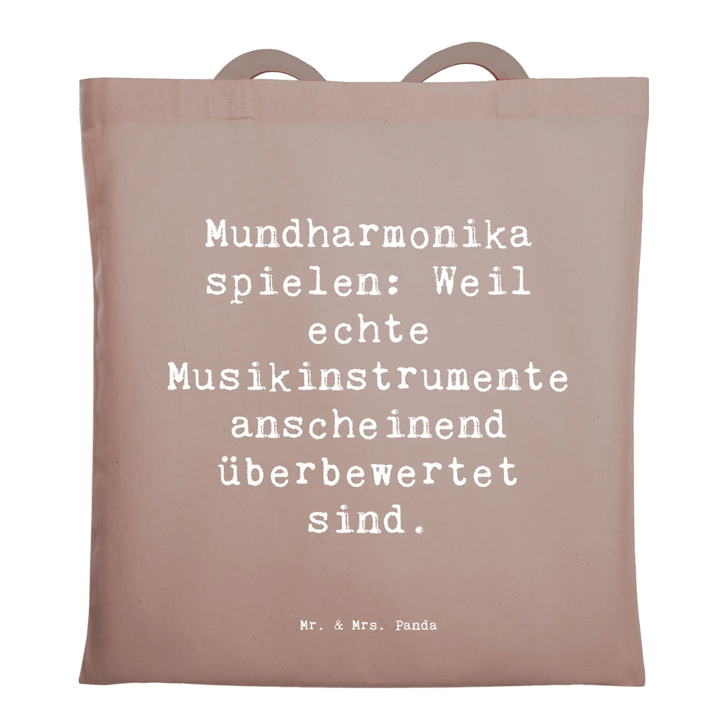 Tragetasche Spruch Mundharmonika spielen: Weil echte Musikinstrumente anscheinend überbewertet sind. Beutel, Stofftasche, Jutetasche, Jutebeutel, Stoffbeutel, Einkaufstasche, Laptoptasche, Shopper, Umhängetasche, Tragetasche, Schultertasche, Badetasche, Tasche, Einkaufstüte, Beuteltasche, Strandtasche, Instrumente, Geschenke Musiker, Musikliebhaber