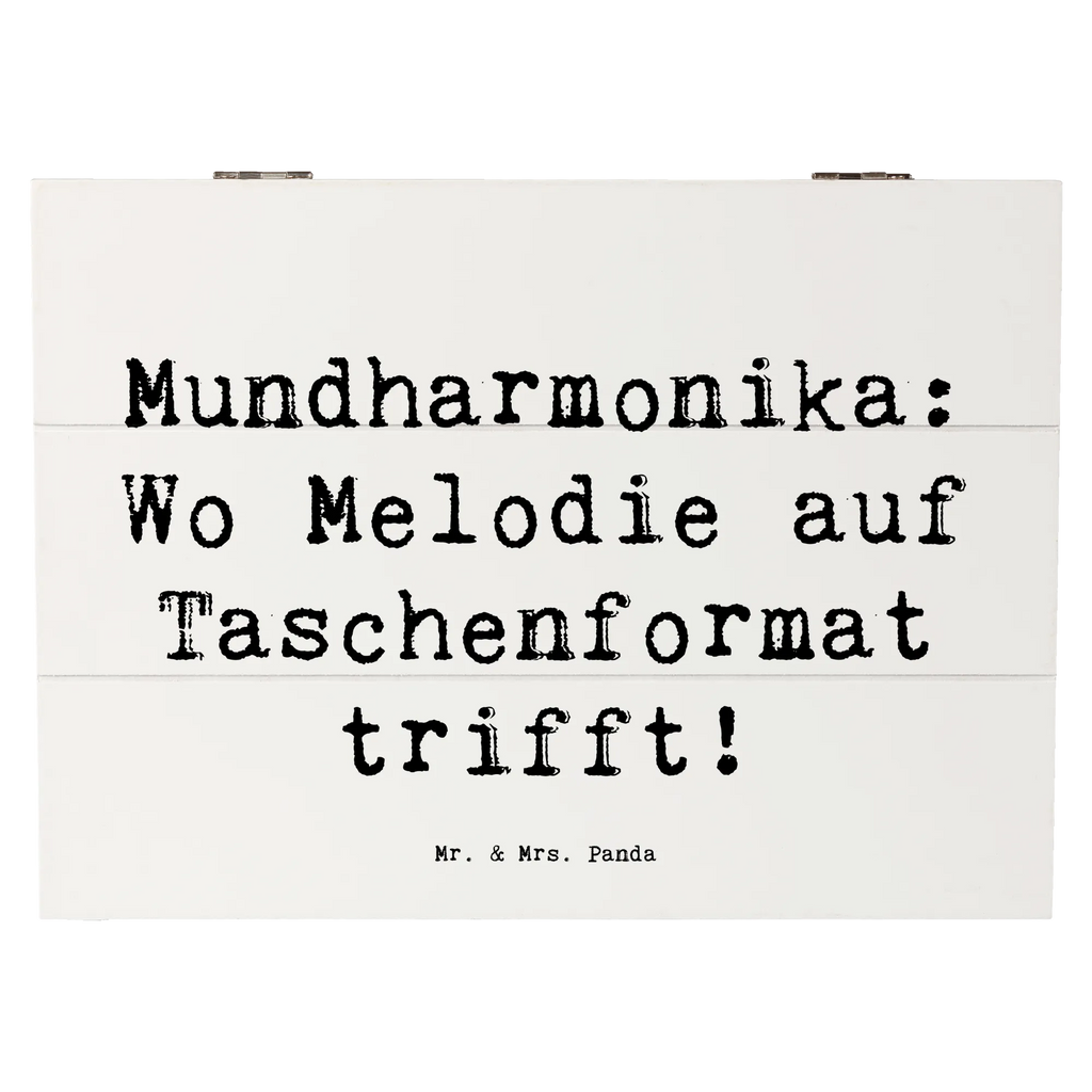 Holzkiste Spruch Mundharmonika: Wo Melodie auf Taschenformat trifft! Aufbewahrungsbox, Erinnerungskiste, Truhe, Erinnerungsbox, Geschenkbox, Holzkiste, Schatzkiste, Schatulle, Kiste, Geschenkdose, XXL, Dekokiste, Instrumente, Geschenke Musiker, Musikliebhaber