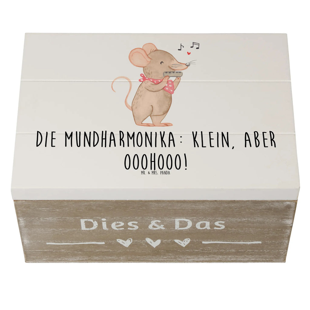 Holzkiste Mundharmonika Ohooo Schatzkiste, Aufbewahrungsbox, Truhe, Holzkiste, Geschenkdose, Erinnerungsbox, XXL, Dekokiste, Geschenkbox, Erinnerungskiste, Schatulle, Kiste, Instrumente, Geschenke Musiker, Musikliebhaber