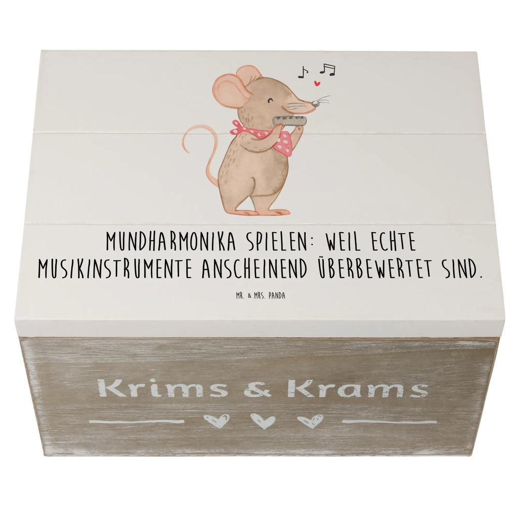 Holzkiste Mundharmonika spielen: Weil echte Musikinstrumente anscheinend überbewertet sind. Schatzkiste, Erinnerungskiste, Geschenkbox, Truhe, Kiste, Erinnerungsbox, Dekokiste, XXL, Geschenkdose, Schatulle, Aufbewahrungsbox, Holzkiste, Instrumente, Geschenke Musiker, Musikliebhaber