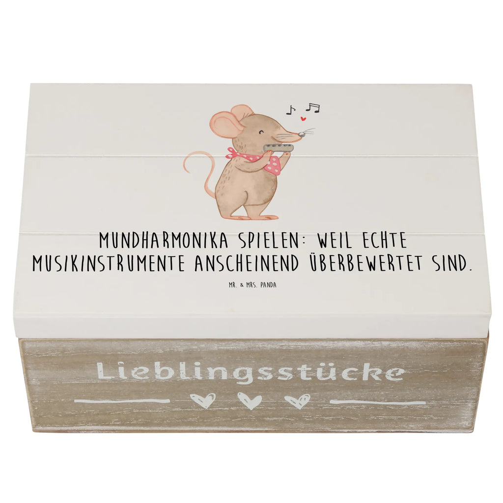 Holzkiste Mundharmonika spielen: Weil echte Musikinstrumente anscheinend überbewertet sind. Schatzkiste, Erinnerungskiste, Geschenkbox, Truhe, Kiste, Erinnerungsbox, Dekokiste, XXL, Geschenkdose, Schatulle, Aufbewahrungsbox, Holzkiste, Instrumente, Geschenke Musiker, Musikliebhaber