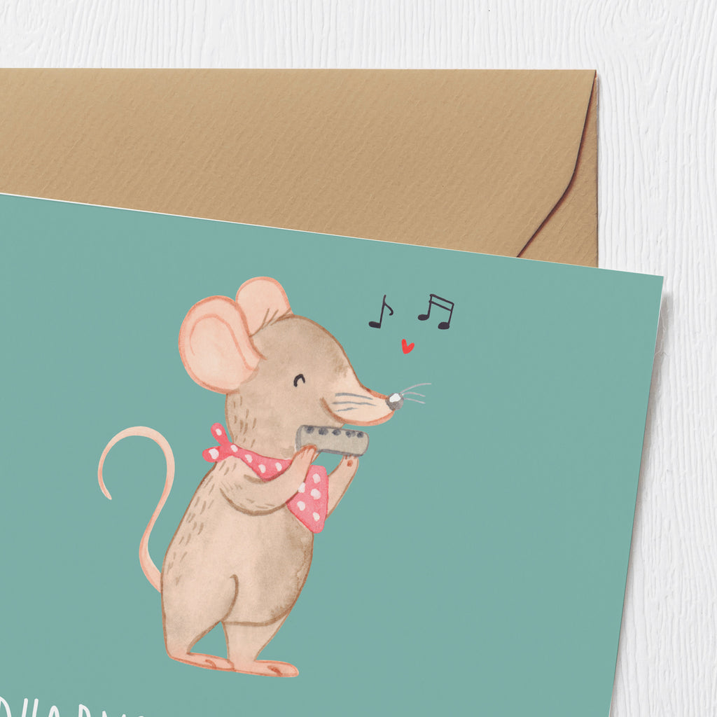 Deluxe Card Mundharmonika: Wo Melodie auf Taschenformat trifft! Glückwunschkarte, Geburtstagskarte, Hochzeitskarte, Hochwertige Klappkarte, Einladungskarte, Karte, Klappkarte, Grußkarte, Hochwertige Grußkarte, Instrumente, Geschenke Musiker, Musikliebhaber