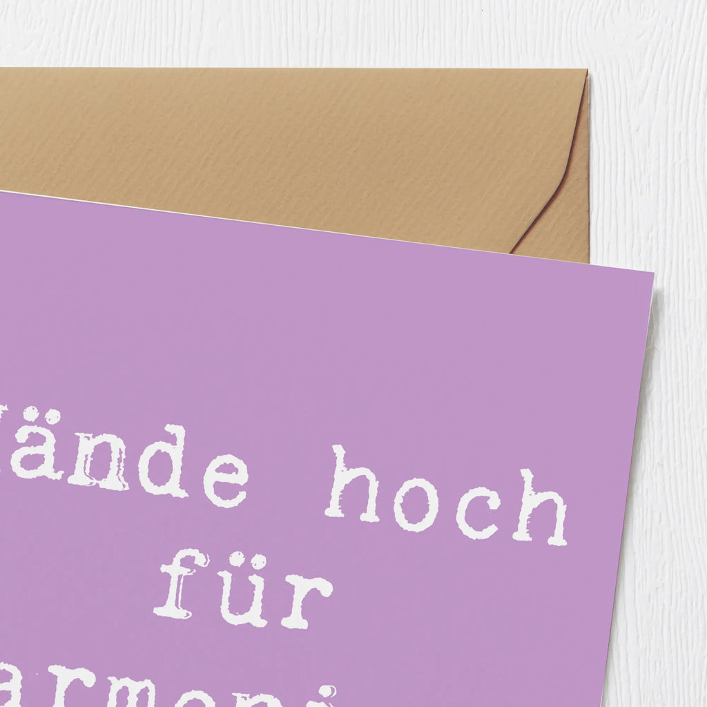 Deluxe Karte Spruch Theremin Harmonie Karte, Geburtstagskarte, Einladungskarte, Hochzeitskarte, Hochwertige Klappkarte, Klappkarte, Grußkarte, Glückwunschkarte, Hochwertige Grußkarte, Instrumente, Geschenke Musiker, Musikliebhaber
