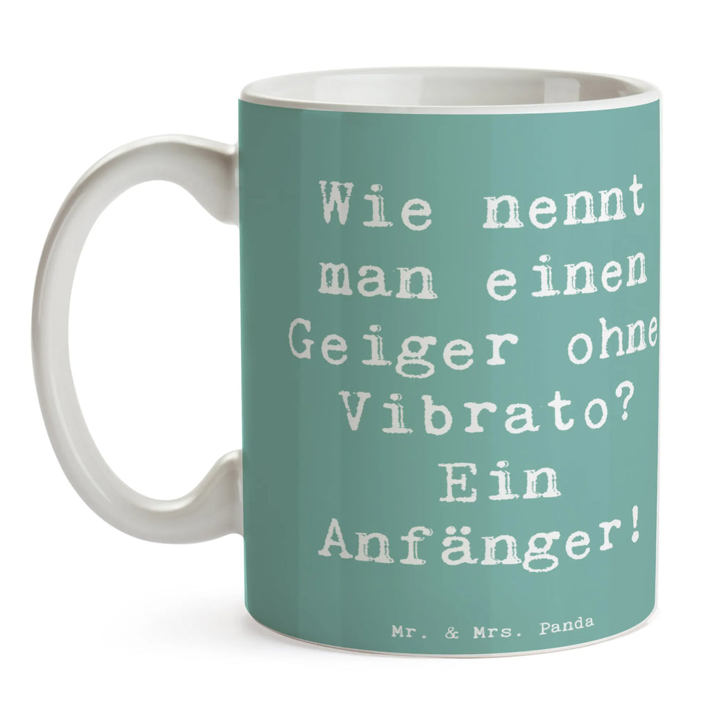 Tasse Spruch Violine Anfänger Porzellantasse, Tasse, Geschenktasse, Kaffeetasse, Tasse mit Zitaten, Bürotasse, Teetasse, Tasse mit Motiven, Keramiktasse, Instrumente, Geschenke Musiker, Musikliebhaber