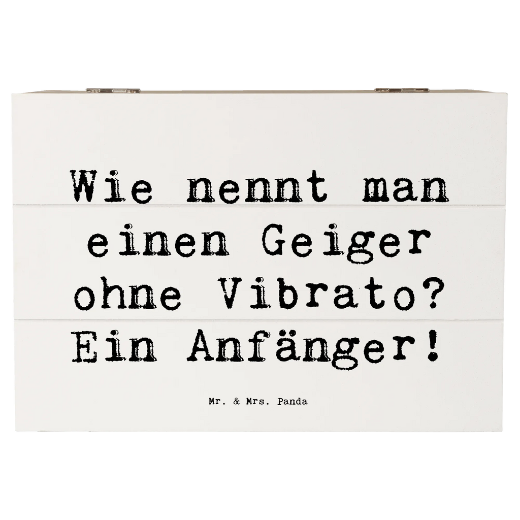 Holzkiste Spruch Violine Anfänger Aufbewahrungsbox, Erinnerungskiste, Geschenkbox, Schatzkiste, Erinnerungsbox, Dekokiste, Kiste, Schatulle, Truhe, XXL, Geschenkdose, Holzkiste, Instrumente, Geschenke Musiker, Musikliebhaber