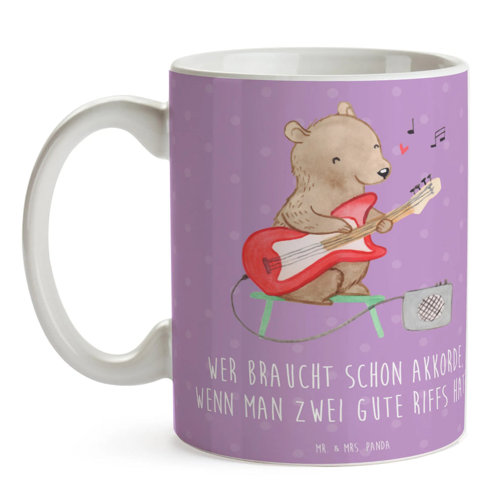 Tasse E-Gitarre Zwei Riffs Tasse mit Zitaten, Keramiktasse, Tasse, Geschenktasse, Kaffeetasse, Teetasse, Porzellantasse, Tasse mit Motiven, Bürotasse, Instrumente, Geschenke Musiker, Musikliebhaber