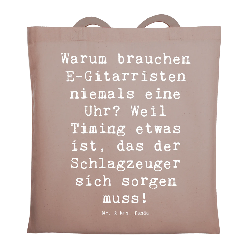 Tragetasche Spruch E-Gitarre Timing Einkaufstasche, Shopper, Schultertasche, Tragetasche, Beutel, Stofftasche, Laptoptasche, Umhängetasche, Jutebeutel, Jutetasche, Badetasche, Beuteltasche, Einkaufstüte, Stoffbeutel, Tasche, Strandtasche, Instrumente, Geschenke Musiker, Musikliebhaber