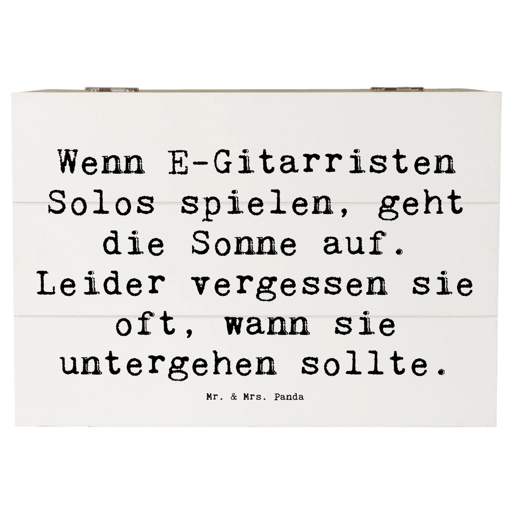 Holzkiste Spruch E-Gitarre Solos Truhe, Erinnerungsbox, Holzkiste, Geschenkbox, Schatzkiste, Kiste, XXL, Geschenkdose, Schatulle, Erinnerungskiste, Aufbewahrungsbox, Dekokiste, Instrumente, Geschenke Musiker, Musikliebhaber