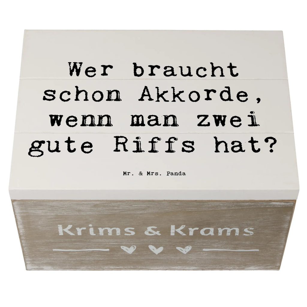 Holzkiste Spruch E-Gitarre Zwei Riffs Dekokiste, Schatzkiste, Erinnerungsbox, Geschenkbox, XXL, Holzkiste, Kiste, Geschenkdose, Aufbewahrungsbox, Erinnerungskiste, Schatulle, Truhe, Instrumente, Geschenke Musiker, Musikliebhaber