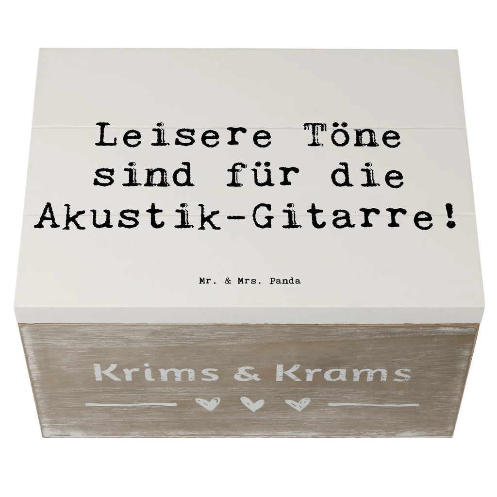 Holzkiste Spruch Akustik-Gitarre Magie Schatulle, Truhe, Dekokiste, Erinnerungskiste, Aufbewahrungsbox, XXL, Geschenkbox, Kiste, Geschenkdose, Holzkiste, Erinnerungsbox, Schatzkiste, Instrumente, Geschenke Musiker, Musikliebhaber