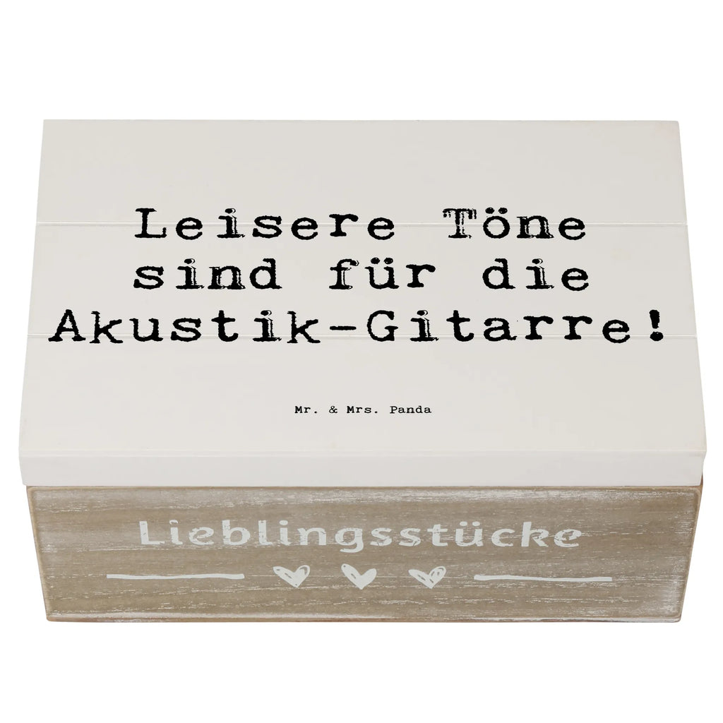 Holzkiste Spruch Akustik-Gitarre Magie Schatulle, Truhe, Dekokiste, Erinnerungskiste, Aufbewahrungsbox, XXL, Geschenkbox, Kiste, Geschenkdose, Holzkiste, Erinnerungsbox, Schatzkiste, Instrumente, Geschenke Musiker, Musikliebhaber