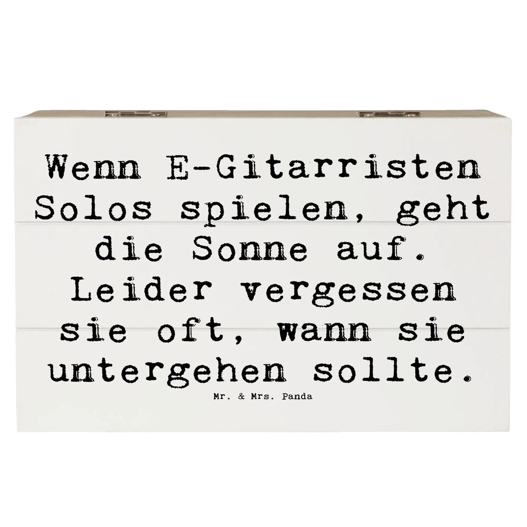 Holzkiste Spruch E-Gitarre Solos Truhe, Erinnerungsbox, Holzkiste, Geschenkbox, Schatzkiste, Kiste, XXL, Geschenkdose, Schatulle, Erinnerungskiste, Aufbewahrungsbox, Dekokiste, Instrumente, Geschenke Musiker, Musikliebhaber