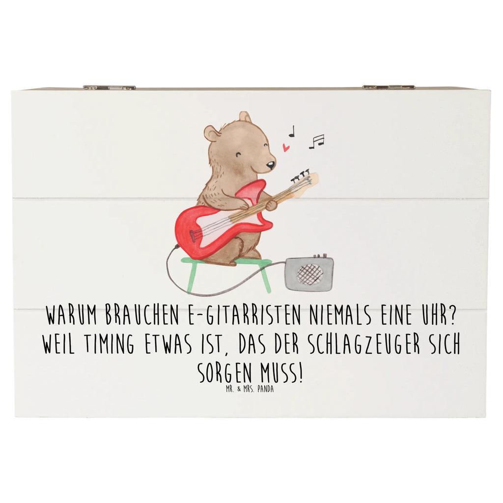 Holzkiste E-Gitarre Timing Holzkiste, Geschenkbox, Schatulle, Erinnerungsbox, Erinnerungskiste, Dekokiste, Aufbewahrungsbox, XXL, Schatzkiste, Truhe, Geschenkdose, Kiste, Instrumente, Geschenke Musiker, Musikliebhaber