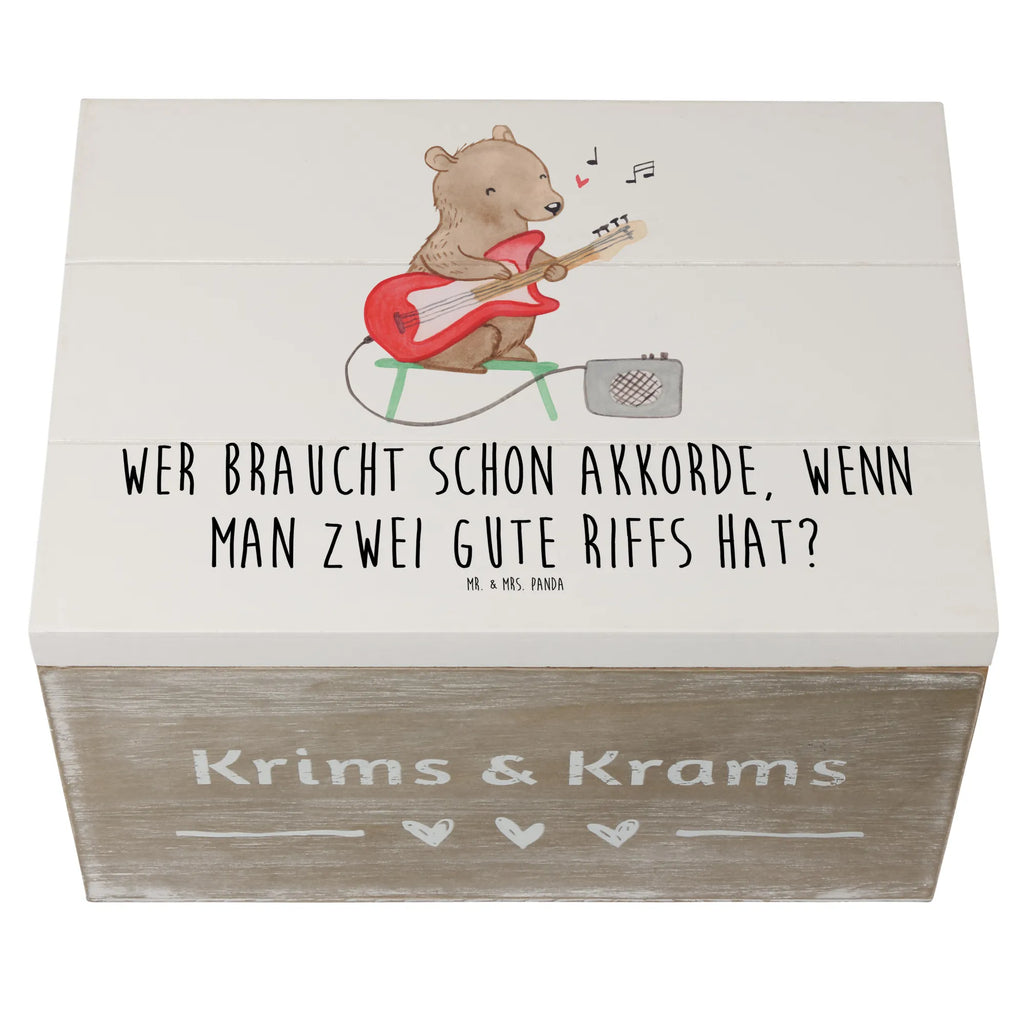 Holzkiste E-Gitarre Zwei Riffs Truhe, Geschenkbox, Kiste, Geschenkdose, Dekokiste, XXL, Schatulle, Schatzkiste, Holzkiste, Erinnerungsbox, Aufbewahrungsbox, Erinnerungskiste, Instrumente, Geschenke Musiker, Musikliebhaber