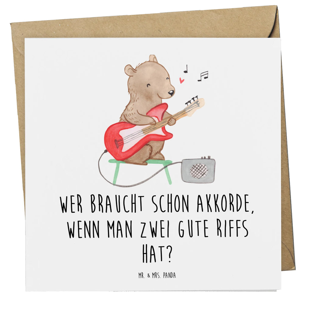 Deluxe Card Wer braucht schon Akkorde, wenn man zwei gute Riffs hat? Geburtstagskarte, Einladungskarte, Karte, Hochwertige Klappkarte, Klappkarte, Grußkarte, Hochzeitskarte, Glückwunschkarte, Hochwertige Grußkarte, Instrumente, Geschenke Musiker, Musikliebhaber