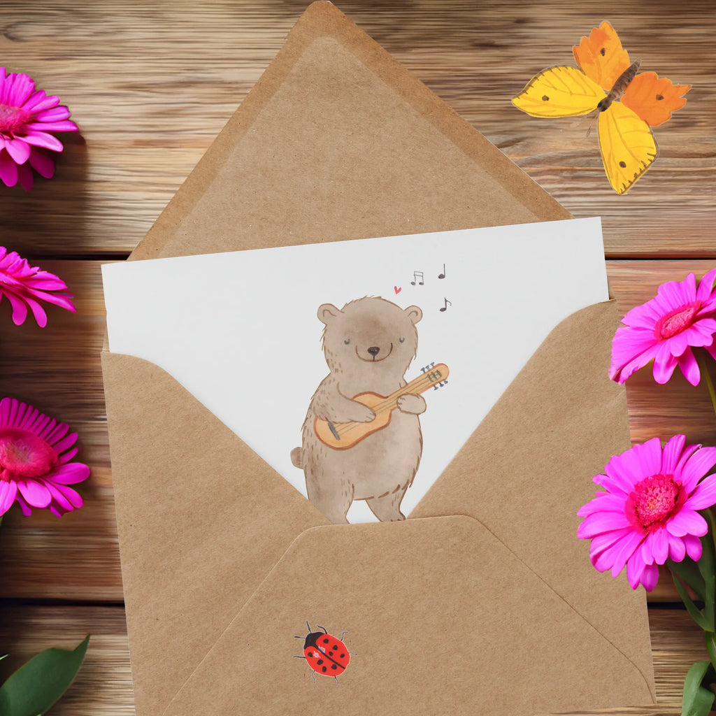 Deluxe Card Leisere Töne sind für die Akustik-Gitarre! Geburtstagskarte, Hochzeitskarte, Glückwunschkarte, Klappkarte, Karte, Hochwertige Grußkarte, Einladungskarte, Grußkarte, Hochwertige Klappkarte, Instrumente, Geschenke Musiker, Musikliebhaber