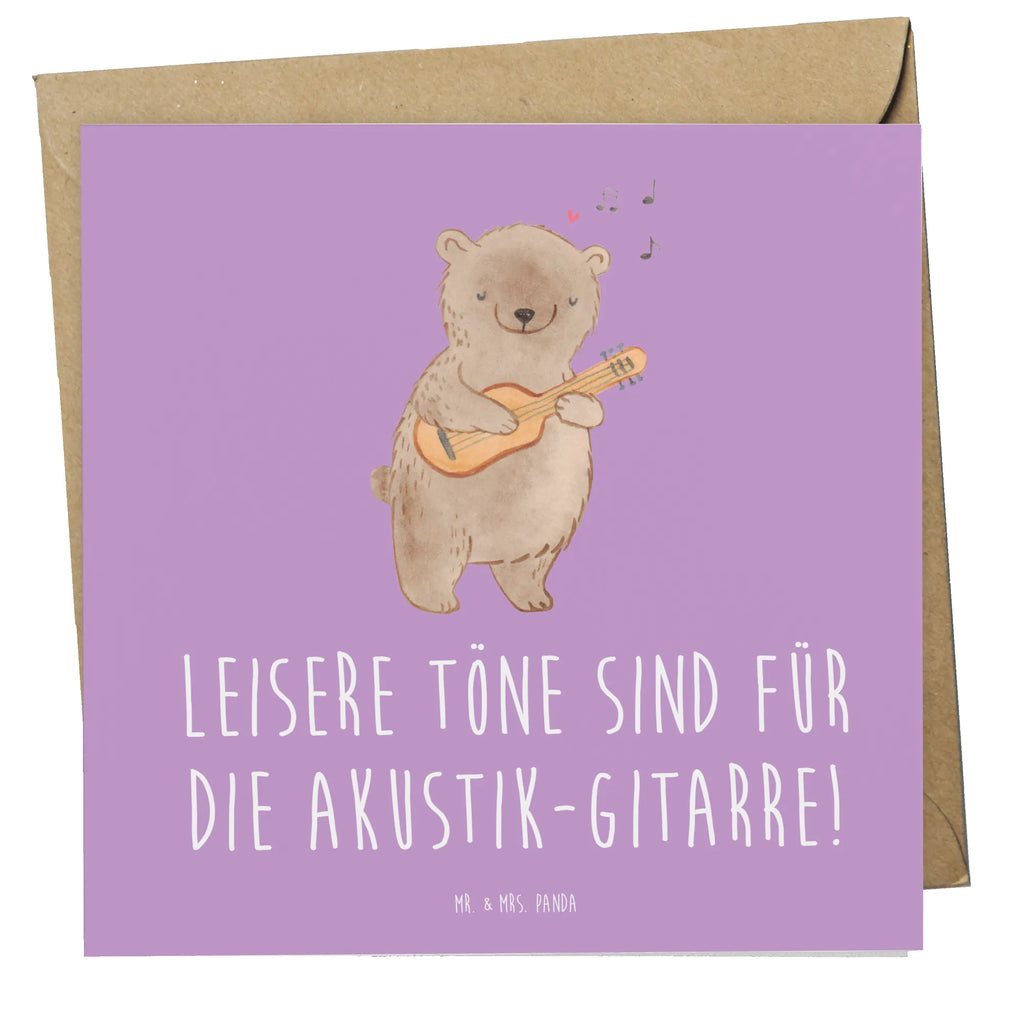Deluxe Card Leisere Töne sind für die Akustik-Gitarre! Geburtstagskarte, Hochzeitskarte, Glückwunschkarte, Klappkarte, Karte, Hochwertige Grußkarte, Einladungskarte, Grußkarte, Hochwertige Klappkarte, Instrumente, Geschenke Musiker, Musikliebhaber