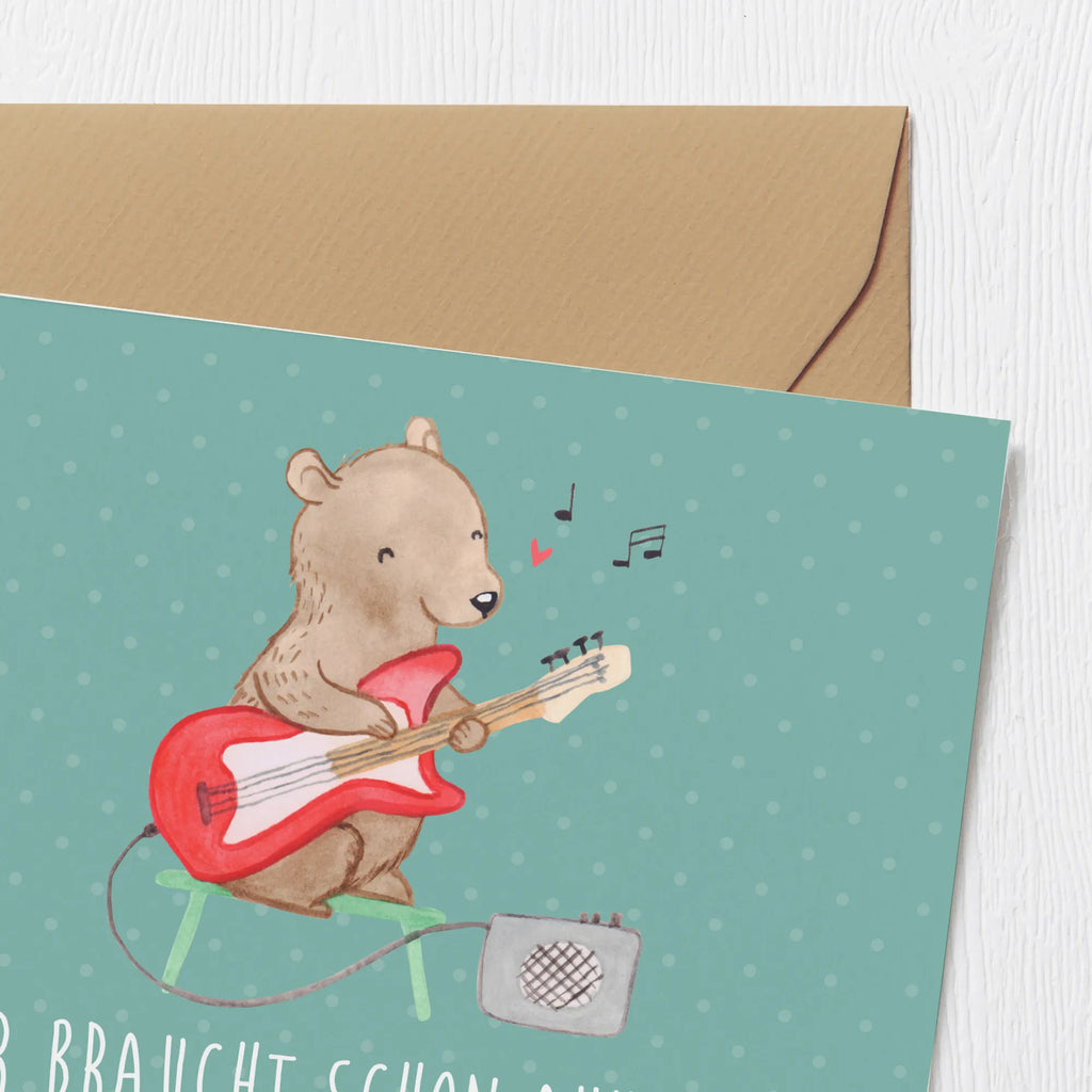 Deluxe Card Wer braucht schon Akkorde, wenn man zwei gute Riffs hat? Geburtstagskarte, Einladungskarte, Karte, Hochwertige Klappkarte, Klappkarte, Grußkarte, Hochzeitskarte, Glückwunschkarte, Hochwertige Grußkarte, Instrumente, Geschenke Musiker, Musikliebhaber