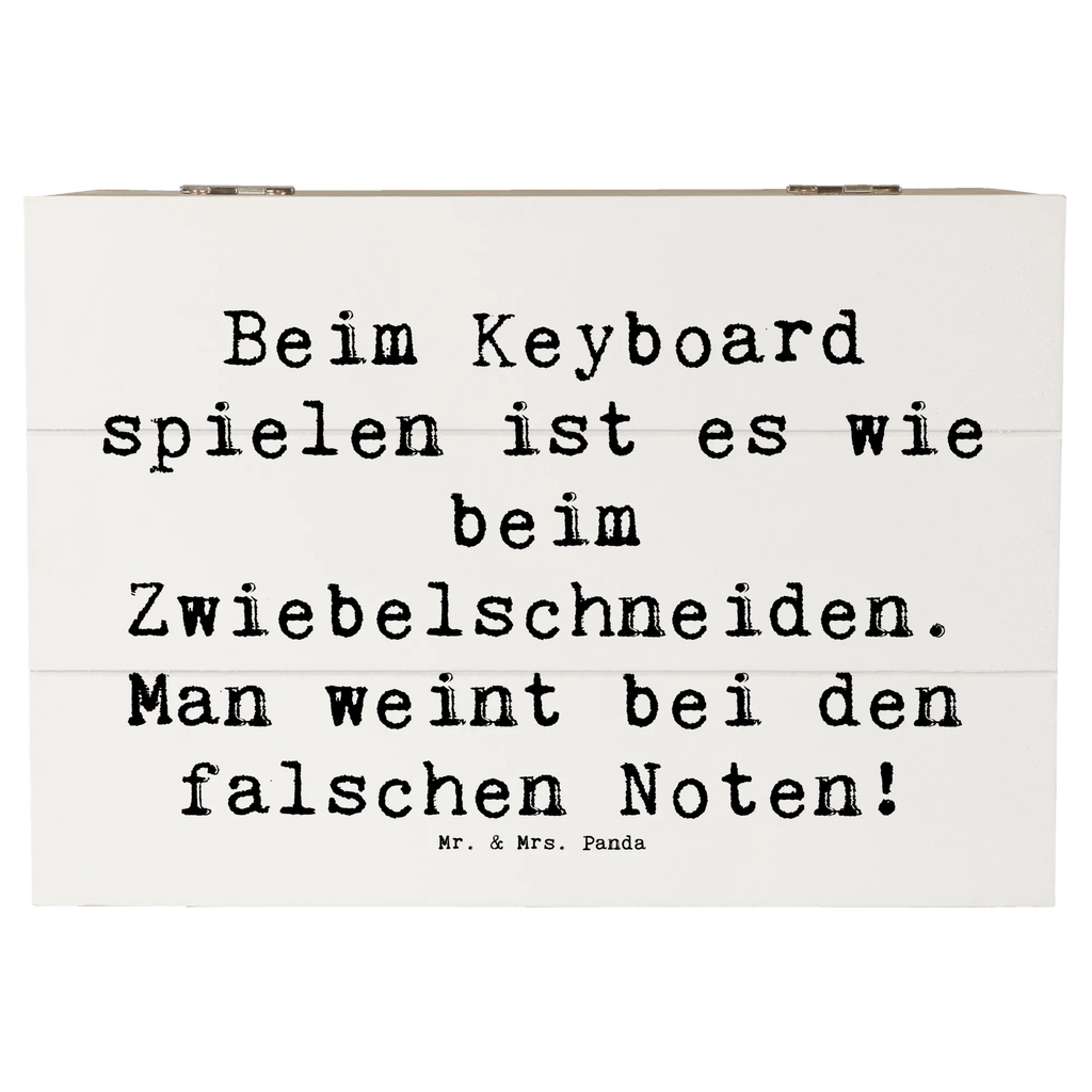 Wooden chest Saying Beim Keyboard spielen ist es wie beim Zwiebelschneiden. Man weint bei den falschen Noten! Schatzkiste, Truhe, Holzkiste, Geschenkbox, Aufbewahrungsbox, Dekokiste, XXL, Geschenkdose, Erinnerungsbox, Kiste, Erinnerungskiste, Schatulle, Instrumente, Geschenke Musiker, Musikliebhaber