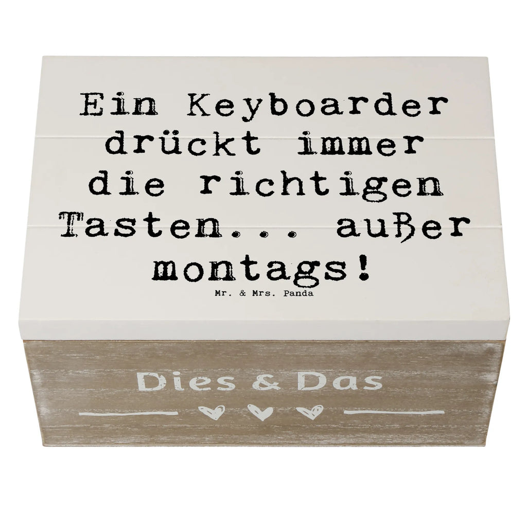 Holzkiste Spruch Keyboarder Fehler Aufbewahrungsbox, Holzkiste, Erinnerungsbox, Schatzkiste, Dekokiste, Schatulle, Erinnerungskiste, Geschenkbox, Kiste, Geschenkdose, Truhe, XXL, Instrumente, Geschenke Musiker, Musikliebhaber