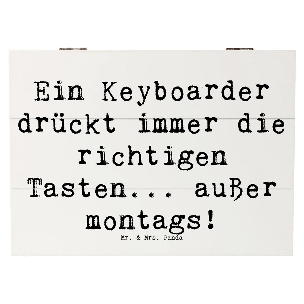 Holzkiste Spruch Keyboarder Fehler Aufbewahrungsbox, Holzkiste, Erinnerungsbox, Schatzkiste, Dekokiste, Schatulle, Erinnerungskiste, Geschenkbox, Kiste, Geschenkdose, Truhe, XXL, Instrumente, Geschenke Musiker, Musikliebhaber