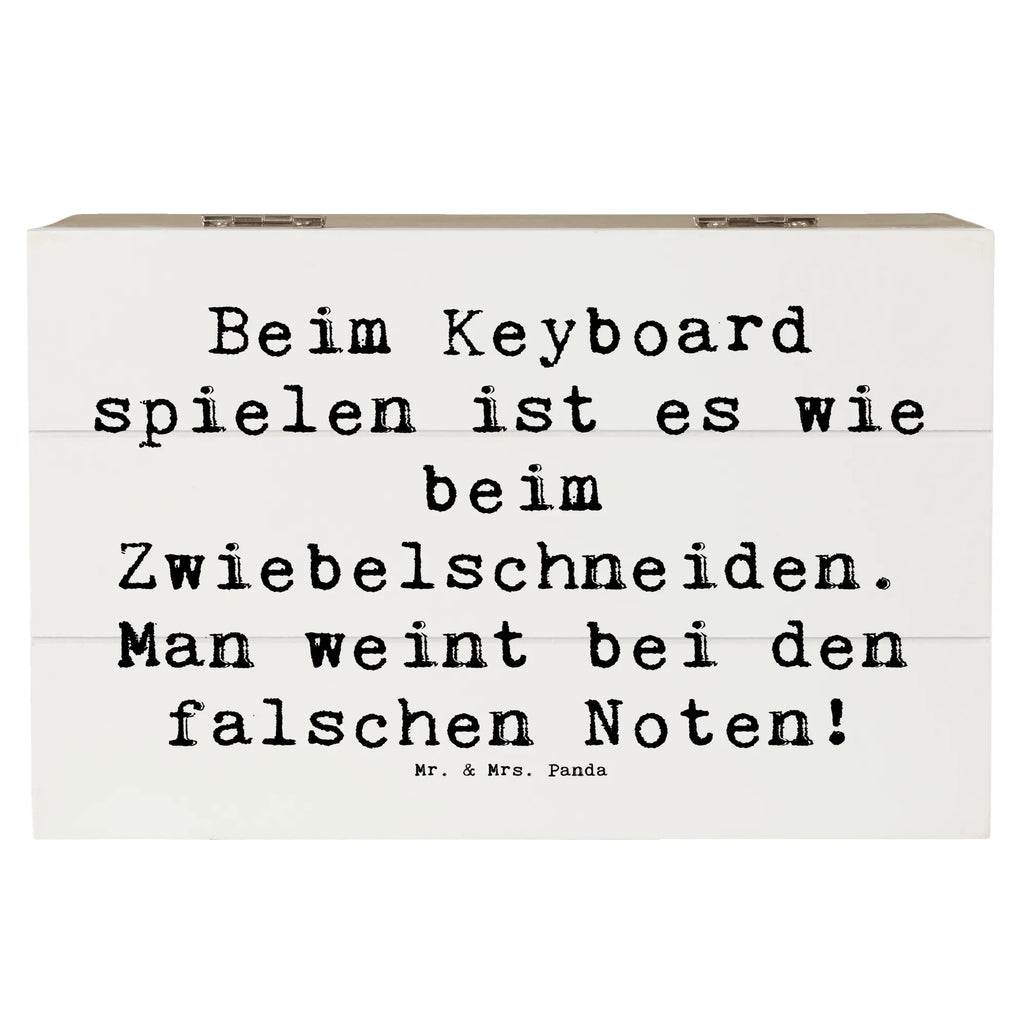 Wooden chest Saying Beim Keyboard spielen ist es wie beim Zwiebelschneiden. Man weint bei den falschen Noten! Schatzkiste, Truhe, Holzkiste, Geschenkbox, Aufbewahrungsbox, Dekokiste, XXL, Geschenkdose, Erinnerungsbox, Kiste, Erinnerungskiste, Schatulle, Instrumente, Geschenke Musiker, Musikliebhaber