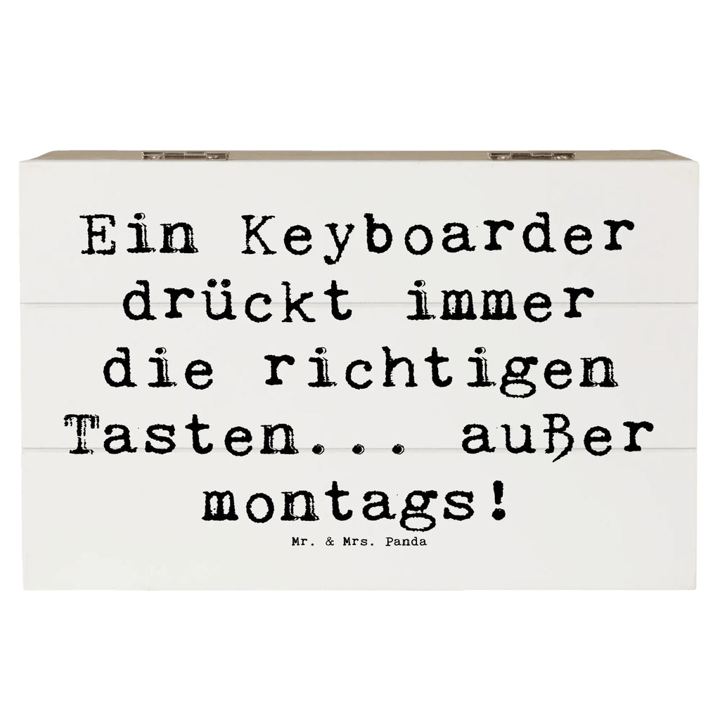 Holzkiste Spruch Keyboarder Fehler Aufbewahrungsbox, Holzkiste, Erinnerungsbox, Schatzkiste, Dekokiste, Schatulle, Erinnerungskiste, Geschenkbox, Kiste, Geschenkdose, Truhe, XXL, Instrumente, Geschenke Musiker, Musikliebhaber