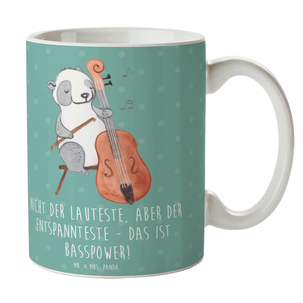 Mug Nicht der Lauteste, aber der Entspannteste - Das ist Basspower! Tasse mit Motiven, Keramiktasse, Porzellantasse, Bürotasse, Geschenktasse, Teetasse, Tasse mit Zitaten, Kaffeetasse, Tasse, Instrumente, Geschenke Musiker, Musikliebhaber