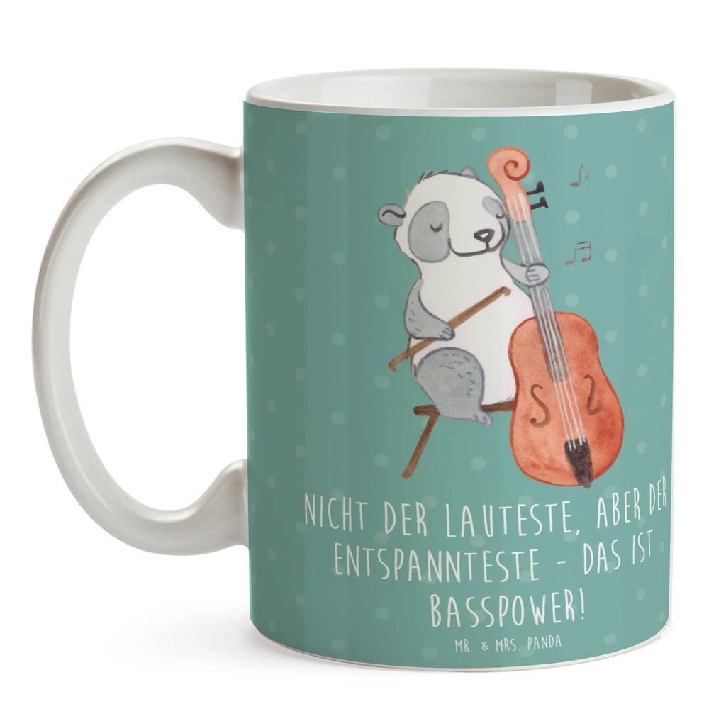 Mug Nicht der Lauteste, aber der Entspannteste - Das ist Basspower! Tasse mit Motiven, Keramiktasse, Porzellantasse, Bürotasse, Geschenktasse, Teetasse, Tasse mit Zitaten, Kaffeetasse, Tasse, Instrumente, Geschenke Musiker, Musikliebhaber