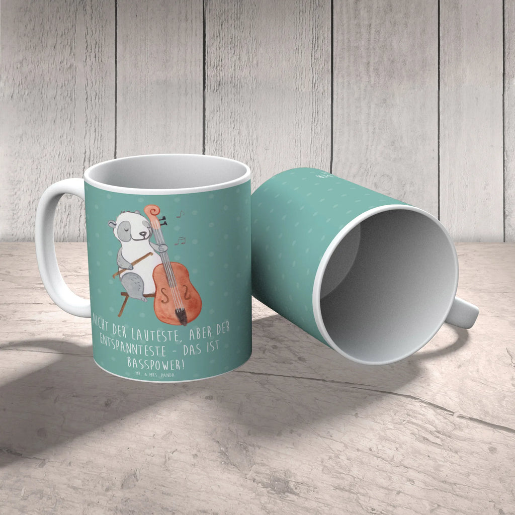 Mug Nicht der Lauteste, aber der Entspannteste - Das ist Basspower! Tasse mit Motiven, Keramiktasse, Porzellantasse, Bürotasse, Geschenktasse, Teetasse, Tasse mit Zitaten, Kaffeetasse, Tasse, Instrumente, Geschenke Musiker, Musikliebhaber