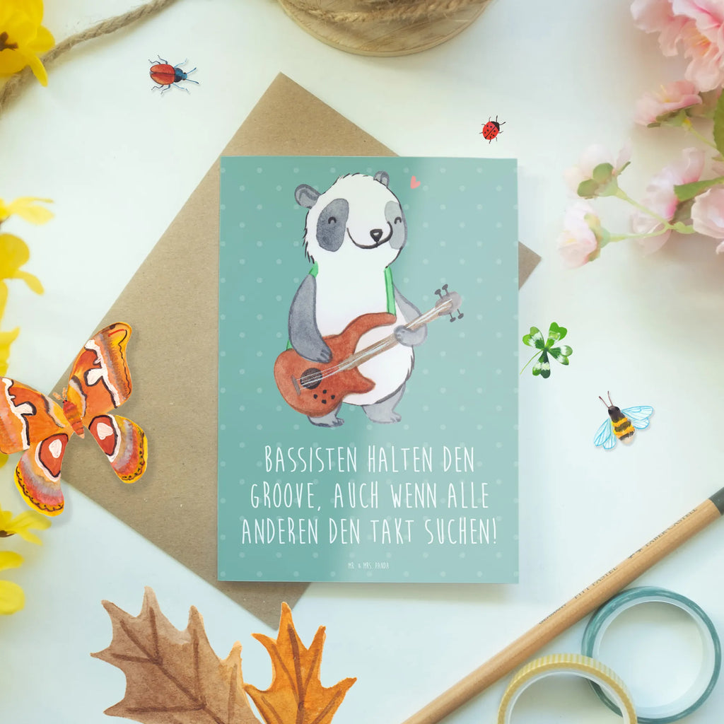 Greetings card Bassisten halten den Groove, auch wenn alle anderen den Takt suchen! Hochzeitskarte, Einladungskarte, Grußkarte, Geburtstagskarte, Klappkarte, Glückwunschkarte, Karte, Ansichtskarten, Instrumente, Geschenke Musiker, Musikliebhaber