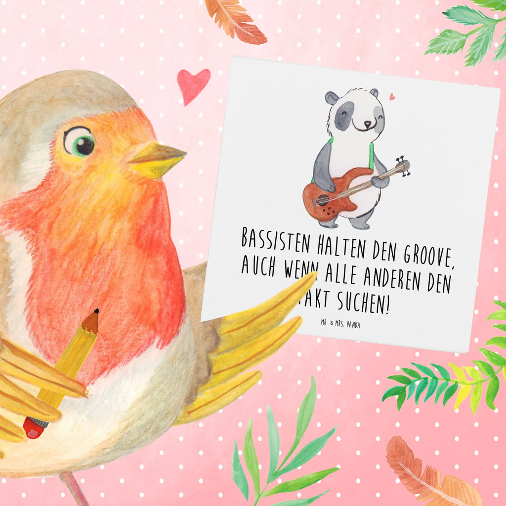 Deluxe Karte Bassgitarre Groove Karte, Hochzeitskarte, Hochwertige Klappkarte, Geburtstagskarte, Hochwertige Grußkarte, Glückwunschkarte, Einladungskarte, Grußkarte, Klappkarte, Instrumente, Geschenke Musiker, Musikliebhaber