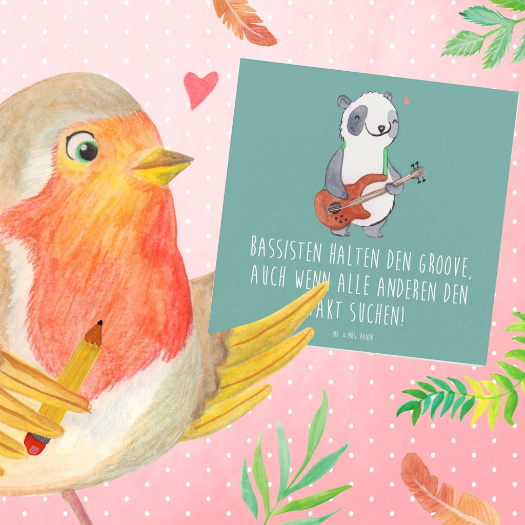 Deluxe Karte Bassgitarre Groove Karte, Hochzeitskarte, Hochwertige Klappkarte, Geburtstagskarte, Hochwertige Grußkarte, Glückwunschkarte, Einladungskarte, Grußkarte, Klappkarte, Instrumente, Geschenke Musiker, Musikliebhaber