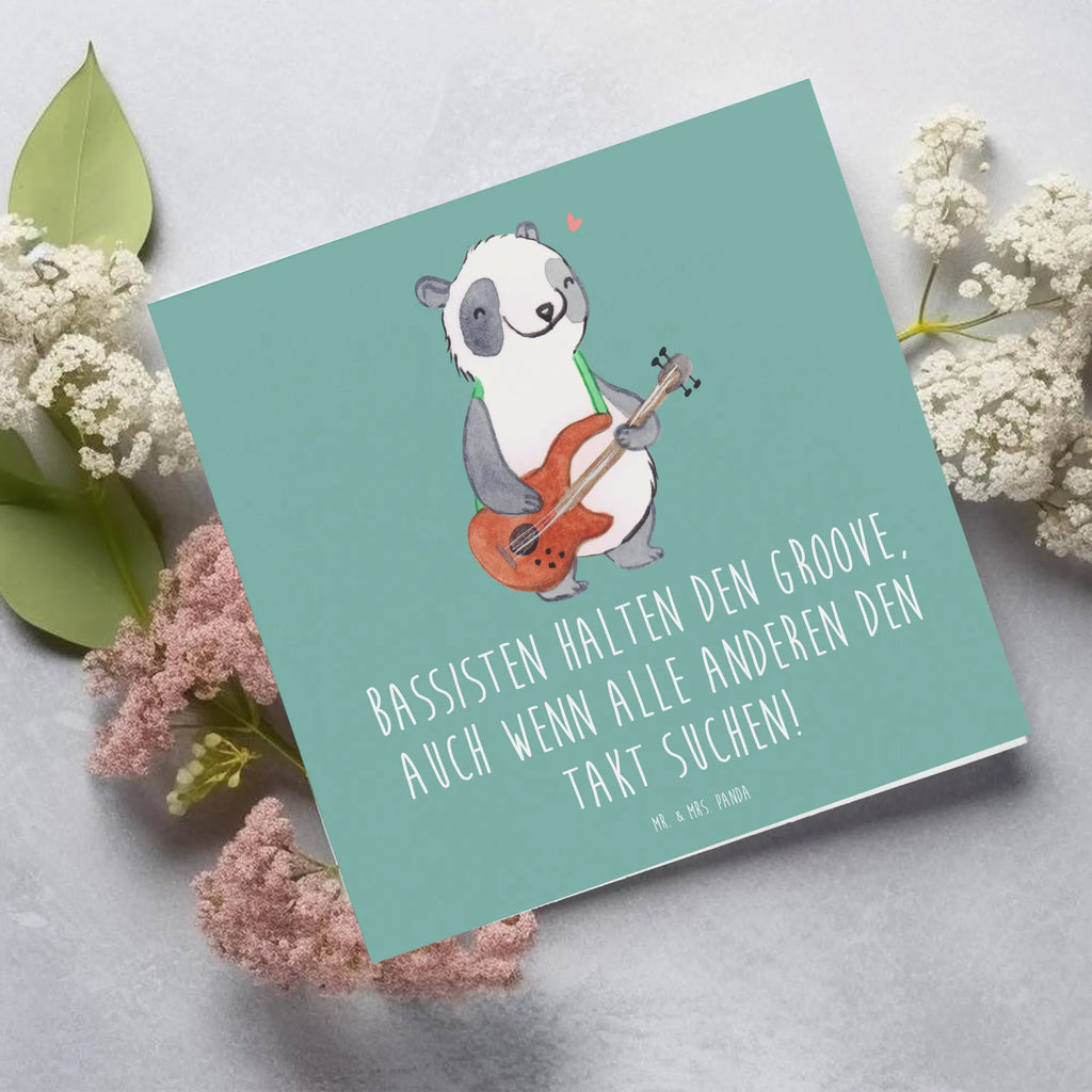 Deluxe Karte Bassgitarre Groove Karte, Hochzeitskarte, Hochwertige Klappkarte, Geburtstagskarte, Hochwertige Grußkarte, Glückwunschkarte, Einladungskarte, Grußkarte, Klappkarte, Instrumente, Geschenke Musiker, Musikliebhaber