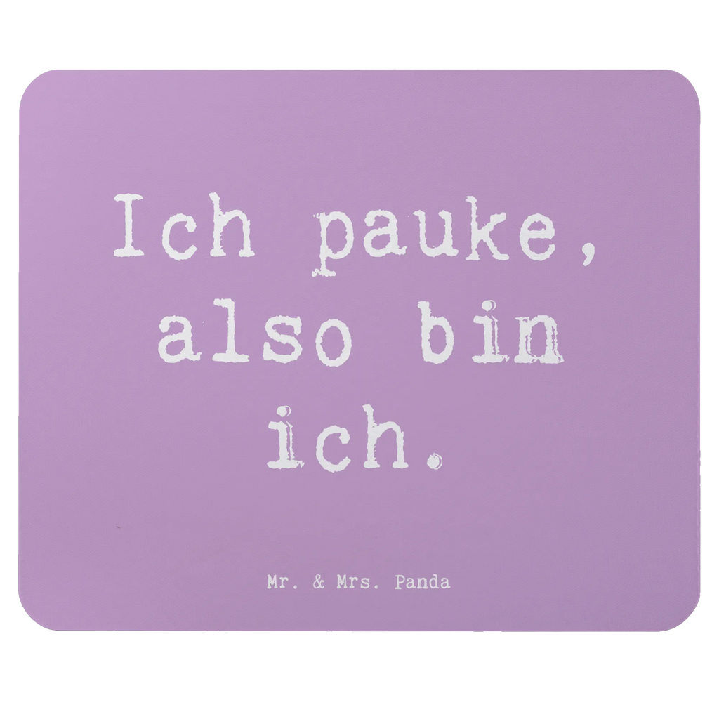 Mouse mat Saying Ich pauke, also bin ich. Mauspad, Designer Mauspad, Computer zubehör, Mauspad Büro, Arbeitszimmer, Mausunterlage, Büroausstattung, Einzigartiges Mauspad, Mousepad, PC Zubehör, Instrumente, Geschenke Musiker, Musikliebhaber