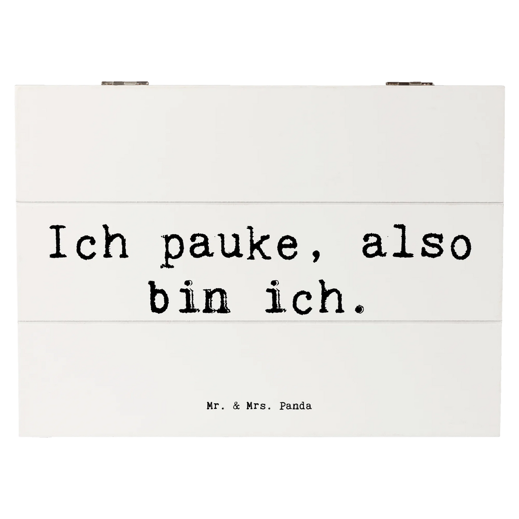 Holzkiste Spruch Pauken Motivation Geschenkdose, Kiste, Truhe, Holzkiste, Aufbewahrungsbox, Dekokiste, Schatulle, Erinnerungskiste, Geschenkbox, Schatzkiste, Erinnerungsbox, XXL, Instrumente, Geschenke Musiker, Musikliebhaber