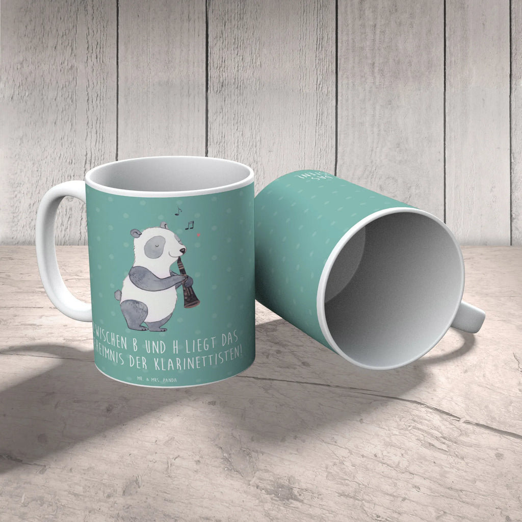 Tasse Klarinette Geheimnis Teetasse, Tasse mit Motiven, Porzellantasse, Tasse mit Zitaten, Bürotasse, Kaffeetasse, Tasse, Geschenktasse, Keramiktasse, Instrumente, Geschenke Musiker, Musikliebhaber