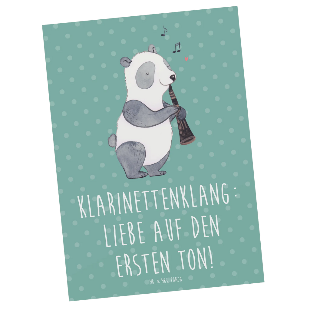Postcard Klarinettenklang: Liebe auf den ersten Ton! Ansichtskarten, Geburtstagskarte, Karte, Geschenkkarte, Grußkarte, Postkarte, Einladung, Ansichtskarte, Einladungskarten Geburtstag, Einladung Geburtstag, Dankeskarte, Einladungskarte, Instrumente, Geschenke Musiker, Musikliebhaber