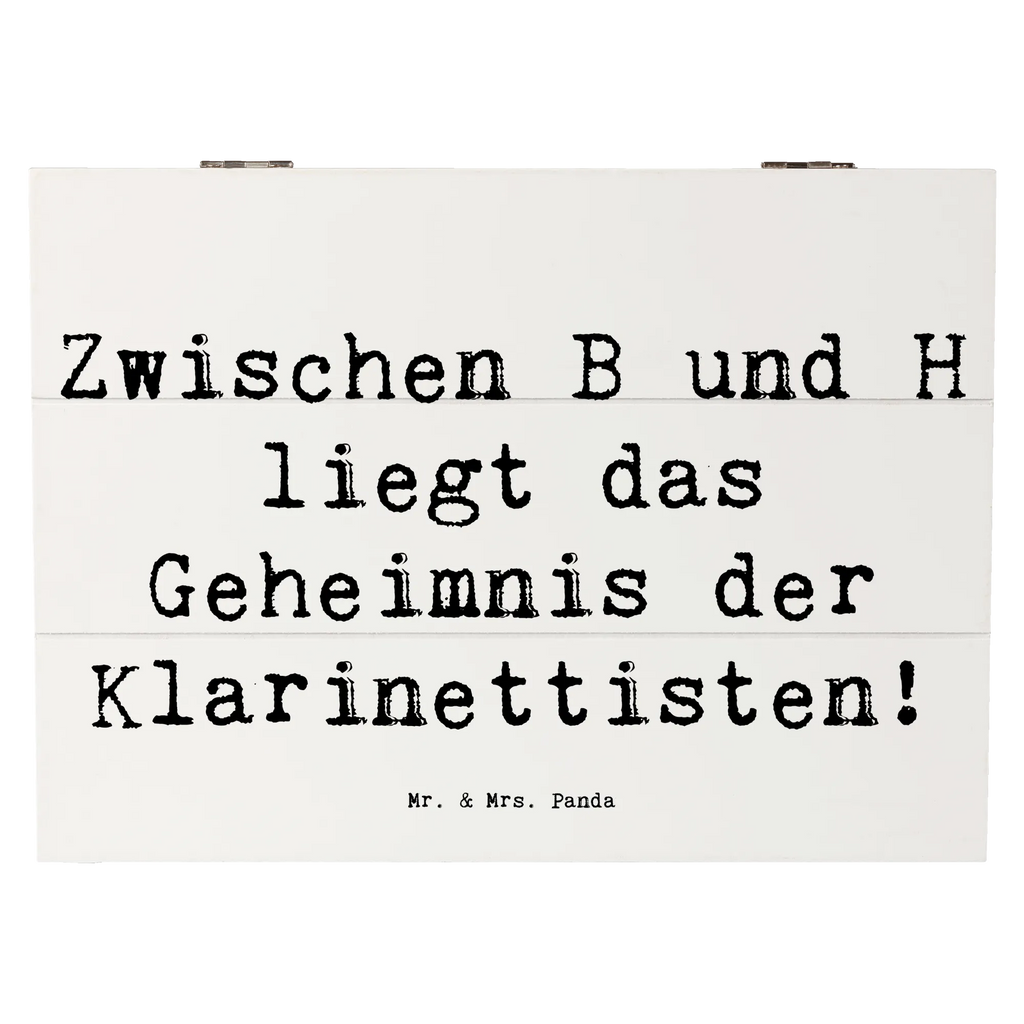 Wooden chest Saying Zwischen B und H liegt das Geheimnis der Klarinettisten! Geschenkbox, Truhe, XXL, Aufbewahrungsbox, Dekokiste, Kiste, Holzkiste, Schatulle, Schatzkiste, Erinnerungskiste, Erinnerungsbox, Geschenkdose, Instrumente, Geschenke Musiker, Musikliebhaber