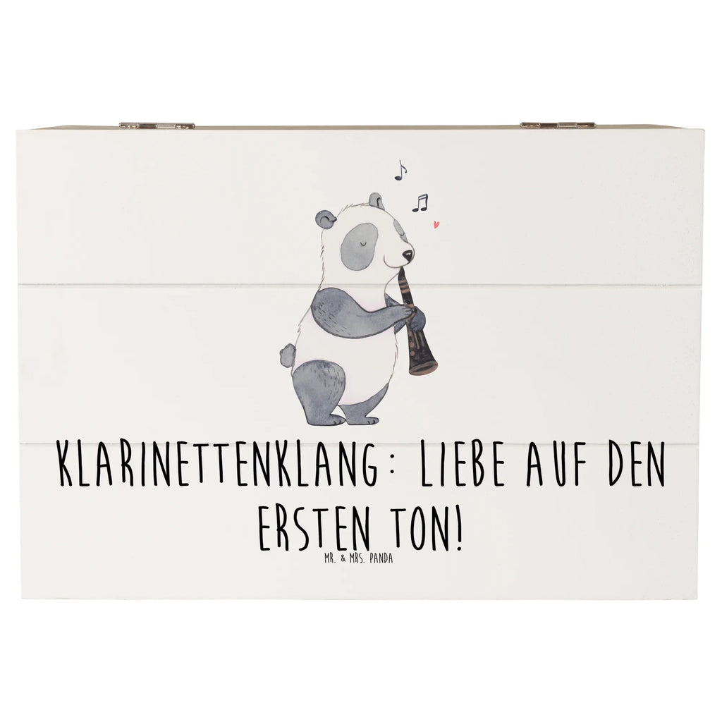 Holzkiste Klarinette Liebe Schatzkiste, Erinnerungsbox, Geschenkbox, Truhe, Holzkiste, Kiste, Erinnerungskiste, Aufbewahrungsbox, XXL, Schatulle, Geschenkdose, Dekokiste, Instrumente, Geschenke Musiker, Musikliebhaber