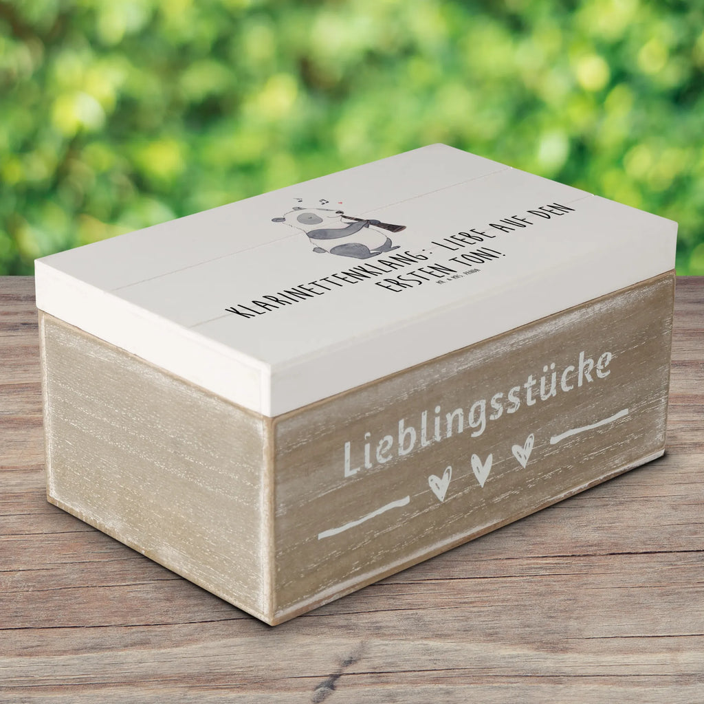 Holzkiste Klarinette Liebe Schatzkiste, Erinnerungsbox, Geschenkbox, Truhe, Holzkiste, Kiste, Erinnerungskiste, Aufbewahrungsbox, XXL, Schatulle, Geschenkdose, Dekokiste, Instrumente, Geschenke Musiker, Musikliebhaber