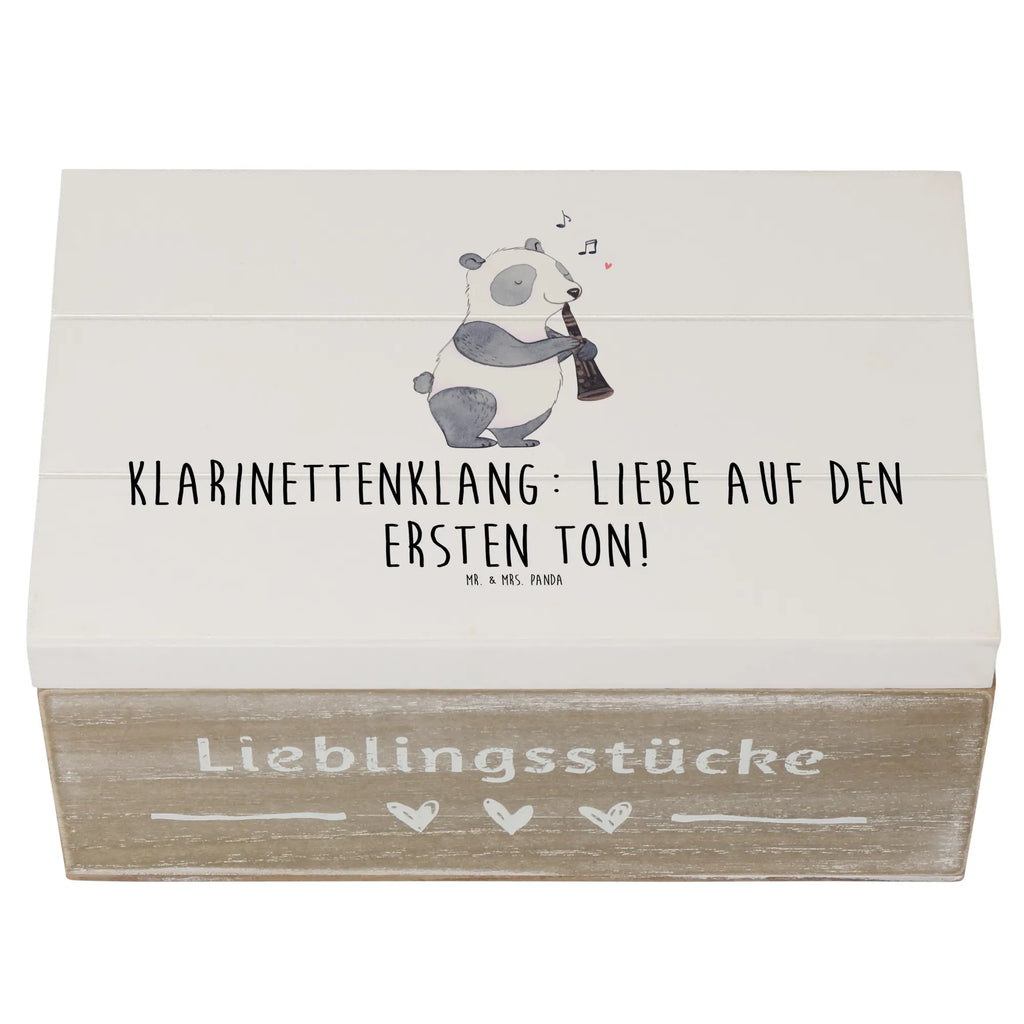 Holzkiste Klarinette Liebe Schatzkiste, Erinnerungsbox, Geschenkbox, Truhe, Holzkiste, Kiste, Erinnerungskiste, Aufbewahrungsbox, XXL, Schatulle, Geschenkdose, Dekokiste, Instrumente, Geschenke Musiker, Musikliebhaber