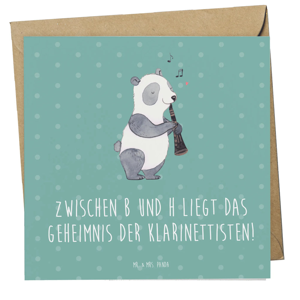 Deluxe Karte Klarinette Geheimnis Hochwertige Grußkarte, Hochzeitskarte, Karte, Klappkarte, Grußkarte, Glückwunschkarte, Hochwertige Klappkarte, Einladungskarte, Geburtstagskarte, Instrumente, Geschenke Musiker, Musikliebhaber