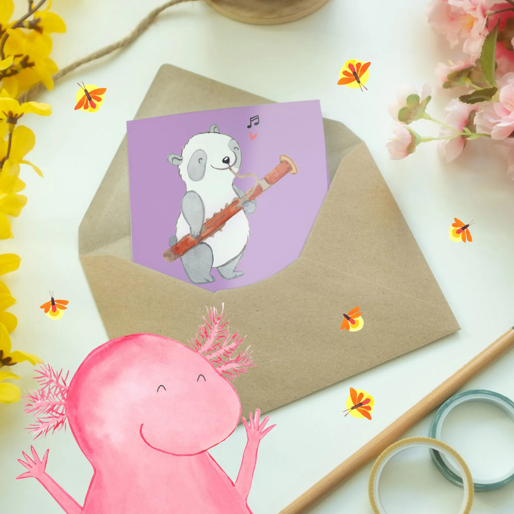 Grußkarte Fagott Doppelt Cool Ansichtskarten, Karte, Hochzeitskarte, Grußkarte, Einladungskarte, Geburtstagskarte, Klappkarte, Glückwunschkarte, Instrumente, Geschenke Musiker, Musikliebhaber