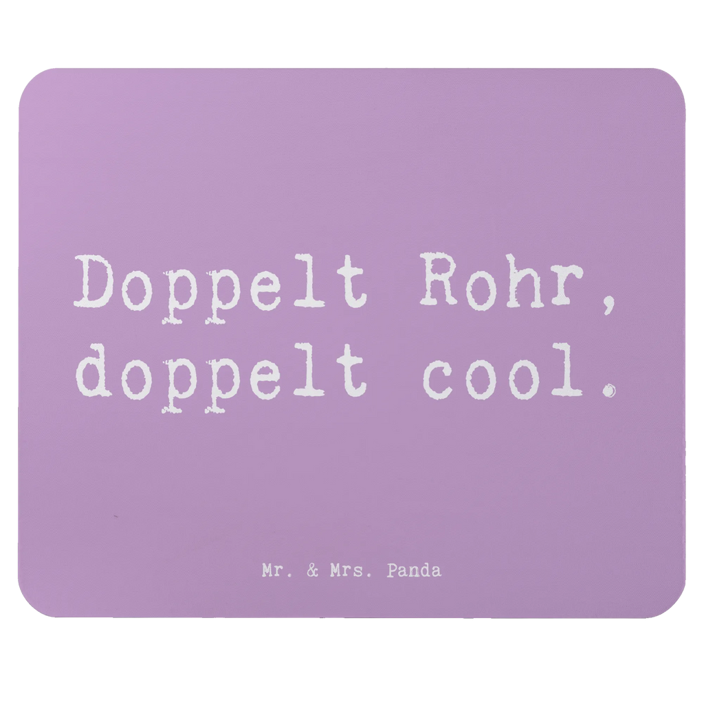 Mouse mat Saying Doppelt Rohr, doppelt cool. Designer Mauspad, Mauspad, Arbeitszimmer, PC Zubehör, Mausunterlage, Büroausstattung, Mousepad, Computer zubehör, Mauspad Büro, Einzigartiges Mauspad, Instrumente, Geschenke Musiker, Musikliebhaber