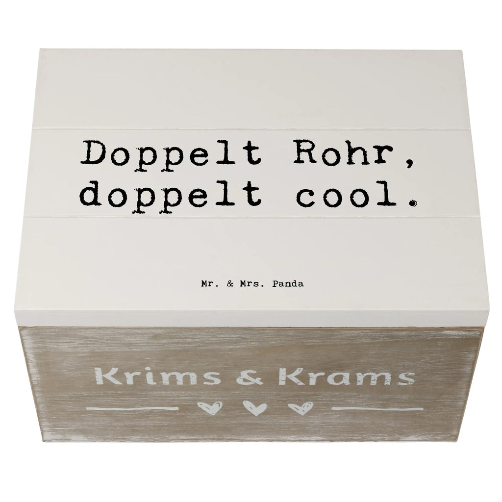 Holzkiste Spruch Fagott Doppelt Cool Holzkiste, Erinnerungskiste, Geschenkdose, Schatulle, Aufbewahrungsbox, Kiste, Dekokiste, Geschenkbox, XXL, Truhe, Erinnerungsbox, Schatzkiste, Instrumente, Geschenke Musiker, Musikliebhaber