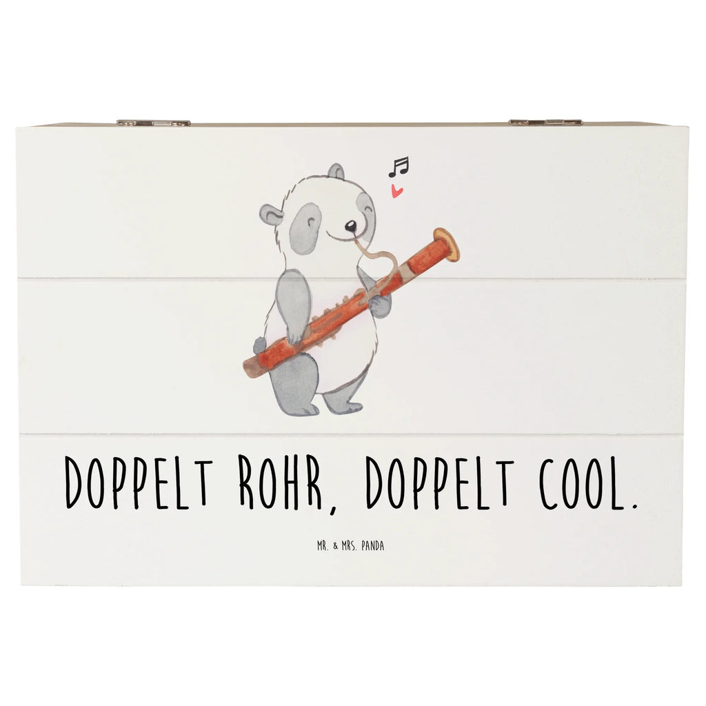 Holzkiste Fagott Doppelt Cool XXL, Schatulle, Truhe, Aufbewahrungsbox, Erinnerungskiste, Schatzkiste, Kiste, Geschenkdose, Erinnerungsbox, Dekokiste, Holzkiste, Geschenkbox, Instrumente, Geschenke Musiker, Musikliebhaber